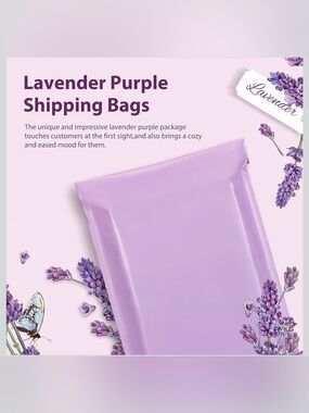 20 Count Lavender 10” x 13” polymailers